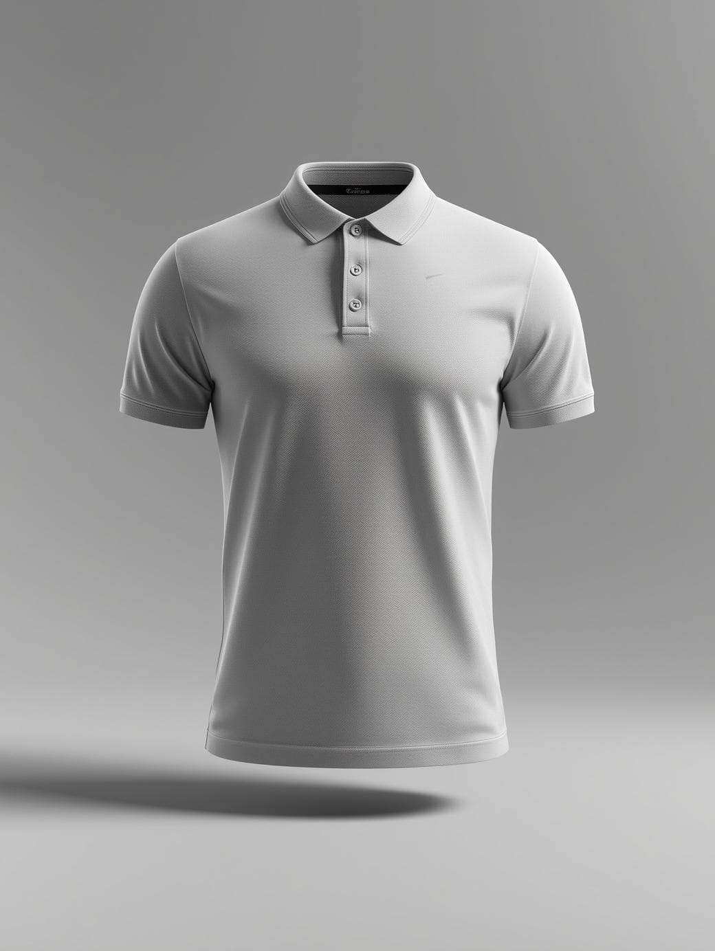 Stretch Denim Polo T-Shirt - Classic Fit